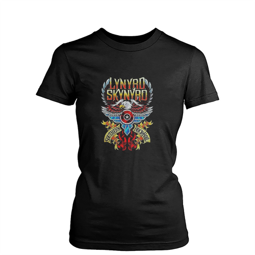Lynyrd Skynyrd Southern Rock N Roll Womens T-Shirt Tee