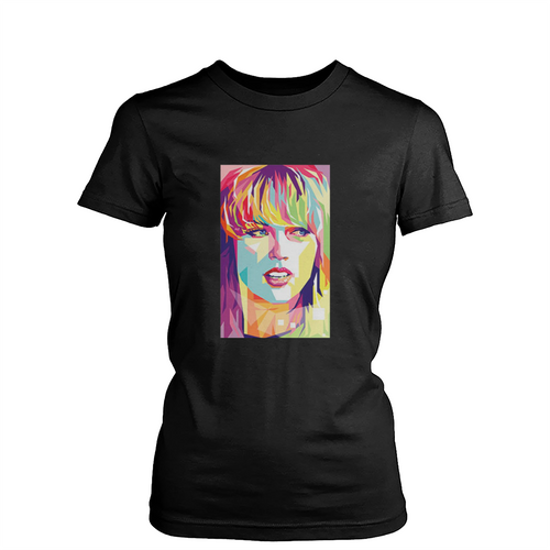 Taylor Swift Color Womens T-Shirt Tee