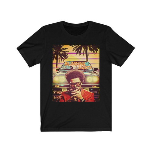 Blinding Lights The Weeknd Art Man's T-Shirt Tee