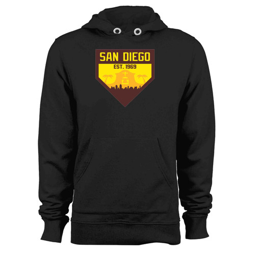 San Diego Home Plate Skyline Hoodie San Diego Home Plate Skyline Hoodie