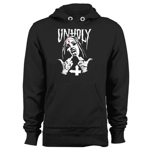 Satanic Nun Tattoos Unholy Hoodie