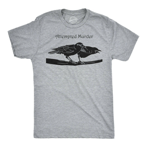 Attempted Murder Funny Man's T-Shirt Tee