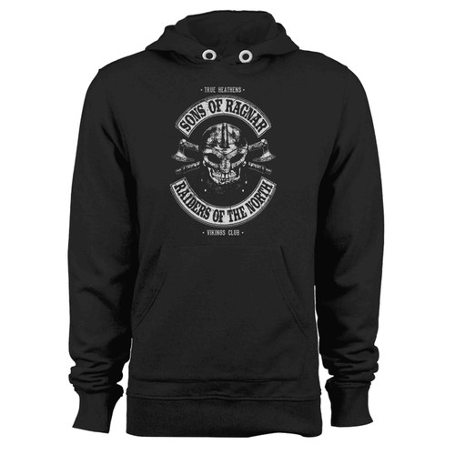 Sons Of Ragnar Vikings Club True Heathens Norway Norse Mythology Viking Hoodie