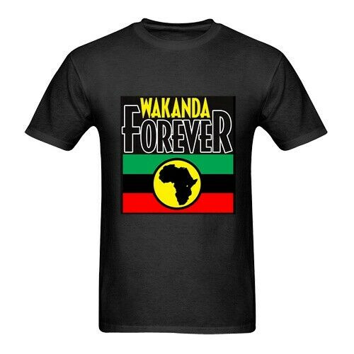Wakanda Flag Logo Man's T-Shirt Tee