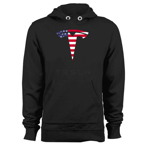 Tesla Logo Usa Hoodie