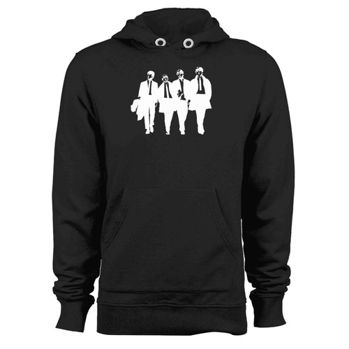 The Beatles Stencil The Beatles Abbey Road Silhouette Hoodie