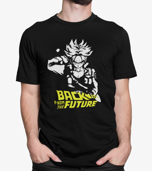 Trunks Back To The Future Dragon Ball Z Super Saiyan Man's T-Shirt Tee