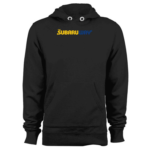 The Subaru Way Subway Parody Logo Hoodie