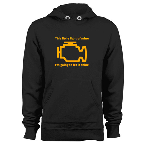 This Little Light Of Mine Check Engine Light Graphic Hoodie