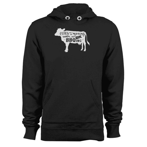 Vegetarian Cows Are For Mooing Not For Bbqing Vegan Hoodie