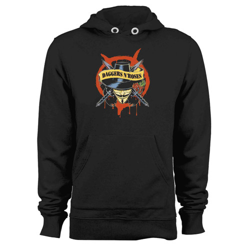 Vendetta Daggers N Roses Hoodie