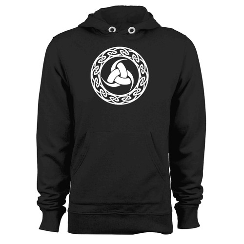 Viking Triple Horn Odin Knot Runes Hoodie