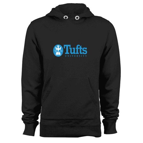 Womens Tufts University Seal Blue Logo Hoodie