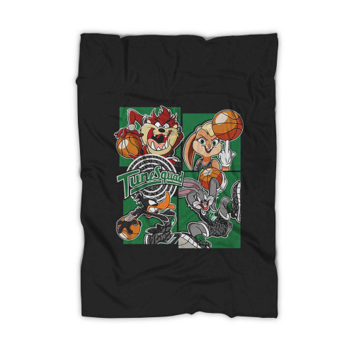 Bunny Basketball Team Blanket