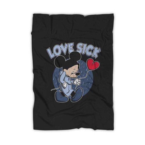 Love Sick Mickey Blanket Love Sick Mickey Blanket