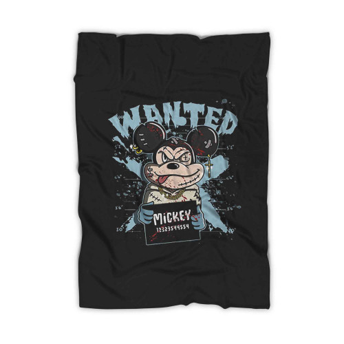 Wanted Mickey Blanket