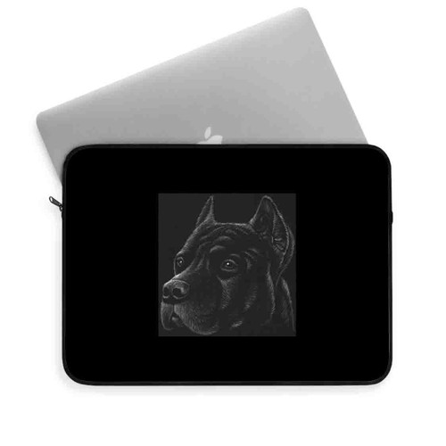 Hand Drawn Cane Corso Laptop Sleeve