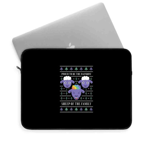 Rainbow Sheep Of The Family Laptop Sleeve