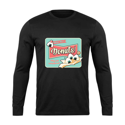 Fresh Donuts Long Sleeve T-Shirt Tee