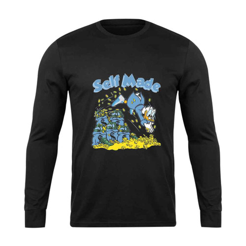 Self Made Scrooge Mcduck Long Sleeve T-Shirt Tee