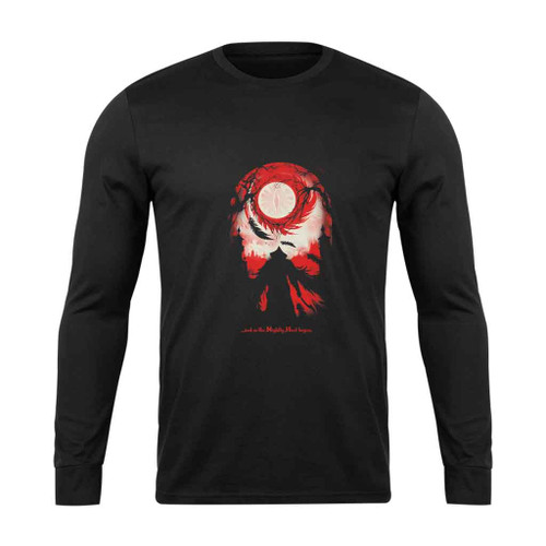 Soulsborne The Hunter Love Art Long Sleeve T-Shirt Tee