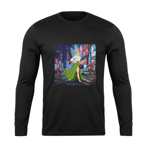 Tinkerbell Street Fashion Long Sleeve T-Shirt Tee