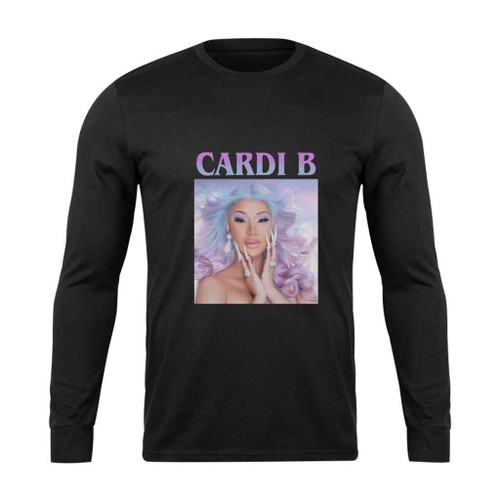 Vintage 90S Style Cardi B Long Sleeve T-Shirt Tee