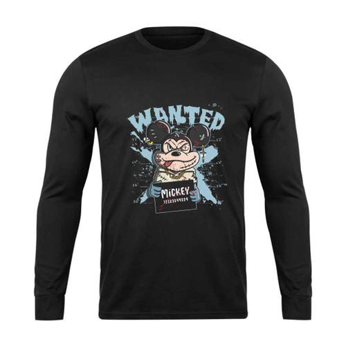 Wanted Mickey Long Sleeve T-Shirt Tee
