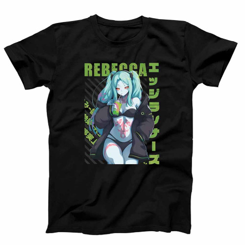 Cyberpunk Edgerunners Anime Rebecca Mens T-Shirt Tee