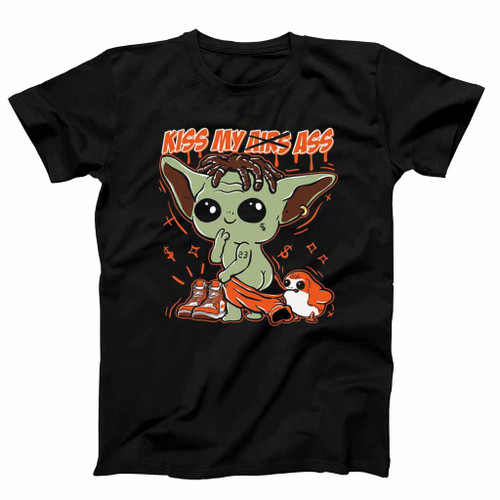 Kiss My Airs Ass Yoda Mens T-Shirt Tee