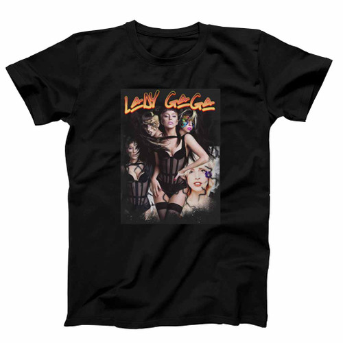 Vintage 90S Retro Lady Gaga Mens T-Shirt Tee