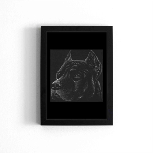 Hand Drawn Cane Corso Poster
