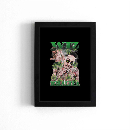 Vintage 90S Style Wiz Khalifa Poster