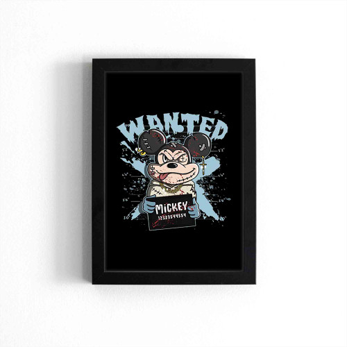 Wanted Mickey Poster