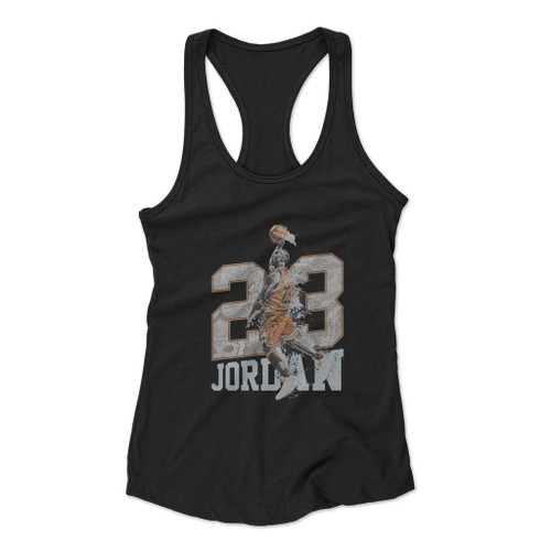 Air 23 Jordan Love Art Women Racerback Tank Top