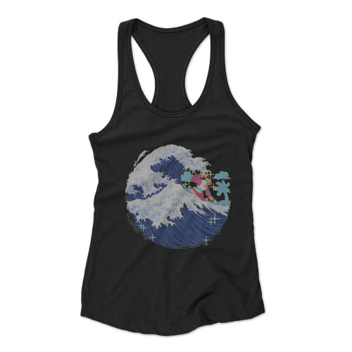 Funky Wave Women Racerback Tank Top