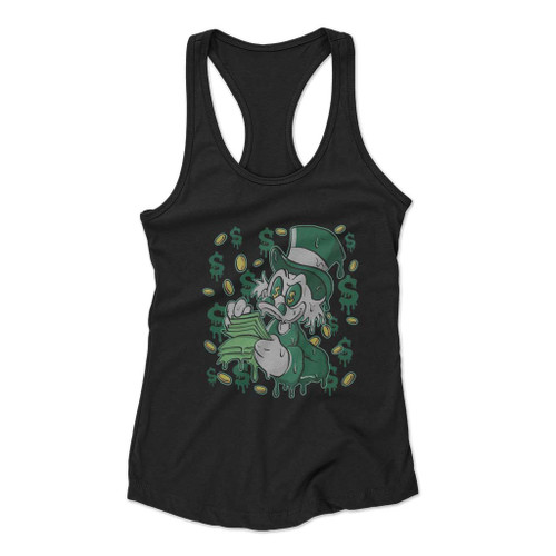 Scrooge Mcduck Drippin Women Racerback Tank Top Scrooge Mcduck Drippin Women Racerback Tank Top