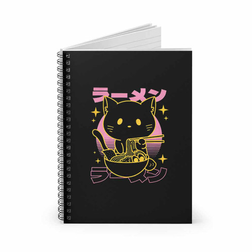 Cat Ramens Ramen Spiral Notebook