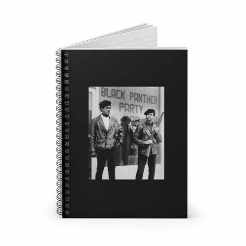 Dr Huey P Newton And Bobby Seale Spiral Notebook