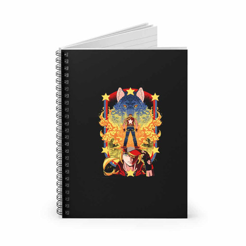 Lone Wolf Spiral Notebook