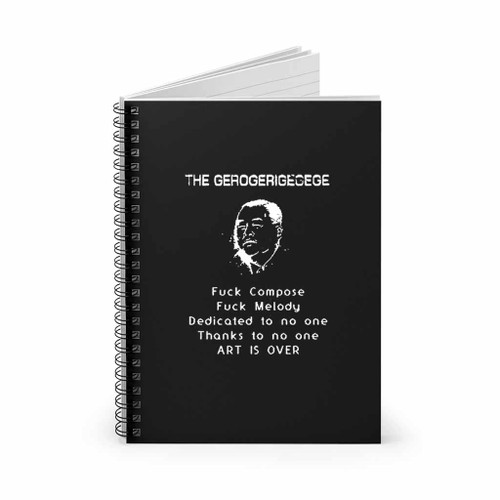 The Gerogerigegege Spiral Notebook