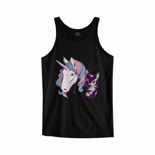 Unicorn And Cat Tank Top