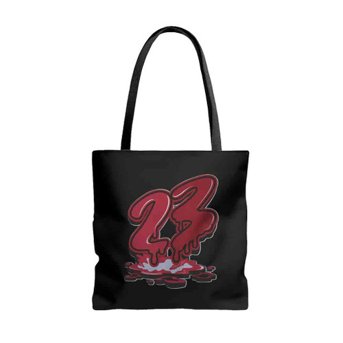 23 Drip To Match Sneaker Retro Tote Bags