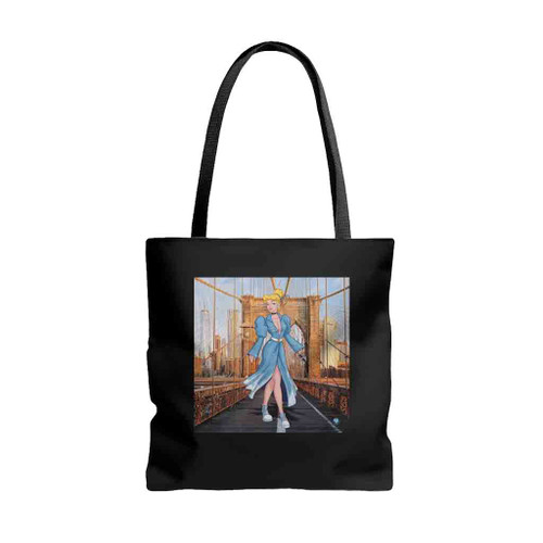 Cinderella Street Fashion Tote Bags