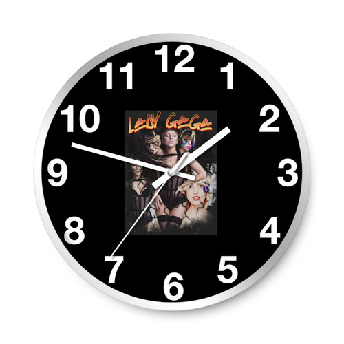 Vintage 90S Retro Lady Gaga Wall Clocks