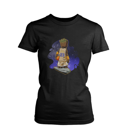 Basketball Groot Womens T-Shirt Tee