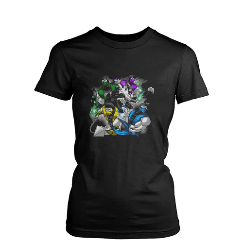 Rainbow Ninjas Womens T-Shirt Tee