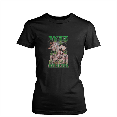 Vintage 90S Style Wiz Khalifa Womens T-Shirt Tee