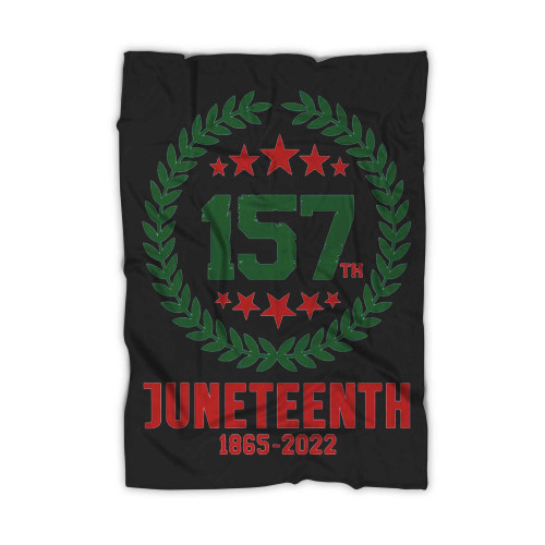 157th Juneteenth Blanket