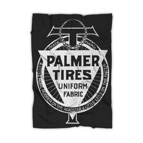 1896 Palmer Bicycle Tires Advertising Art Blanket